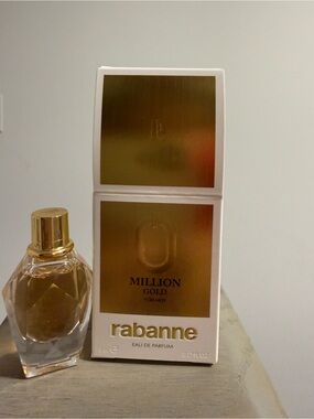 Paco Rabanne Million Gold for Her — Faceted Gold and Amber Bottle